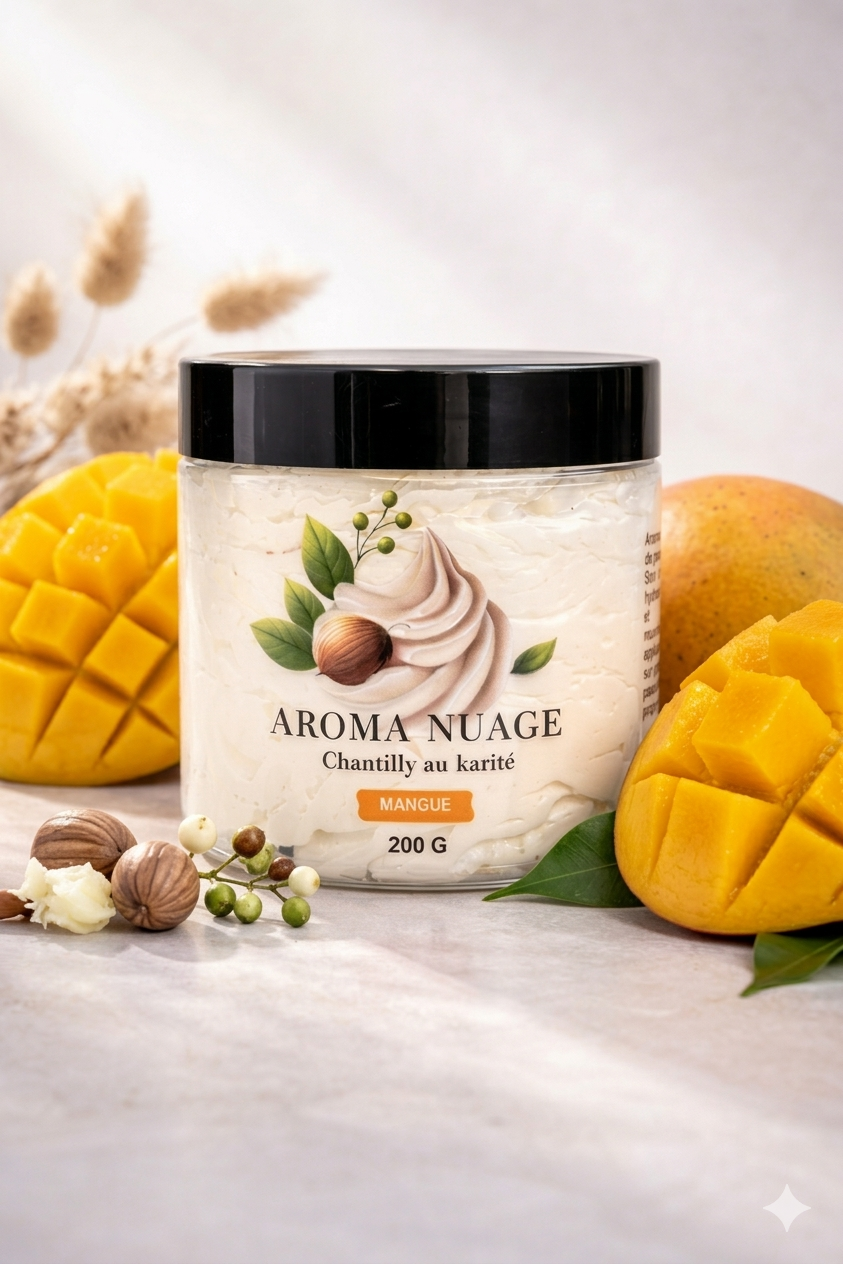Chantilly de karité à la mangue